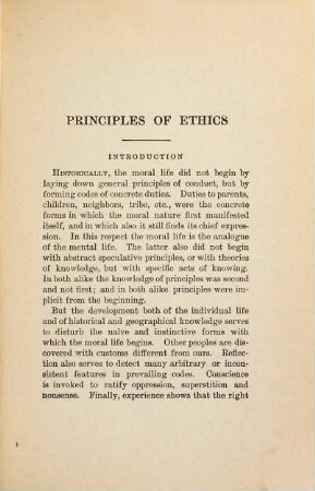The principles of ethics