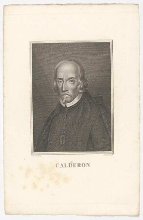 Bildnis des Pedro Calderón de la Barca