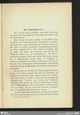 Die Heliogravüre