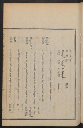 Baita sita i hacin. duici = 事務類 第四