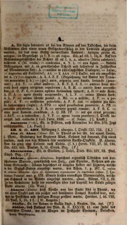 Pauly's Real-Encyclopädie der classischen Altertumswissenschaft in alphabetischer Ordnung, 1. A - Byzia