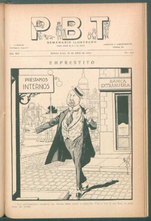 Empréstito - [Caricatura]