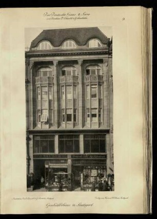 Geschäftshaus in Stuttgart.