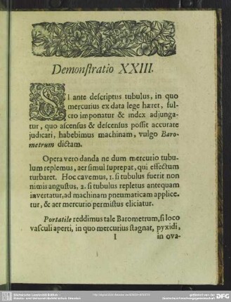 Demonstratio XXIII.