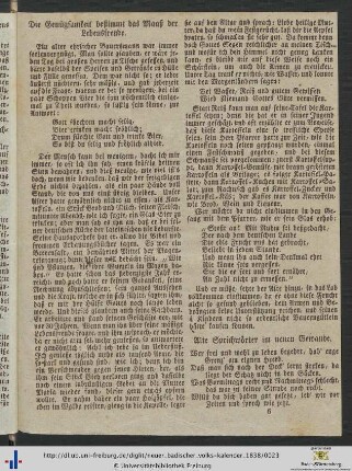 Die Genügsamkeit bestimmt das Maaß der Lebensfreude.