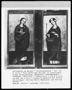 Die Heilige Maria Magdalena und Ursula