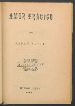 Amor trágico
