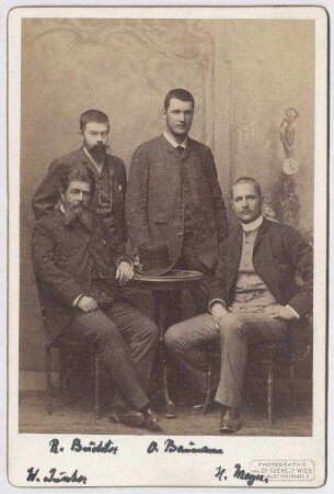 Richard Buchta, Oskar Baumann, Wilhelm Junker, Hans Meyer