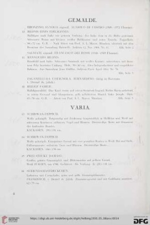 Gemälde (Nr. 10-12)