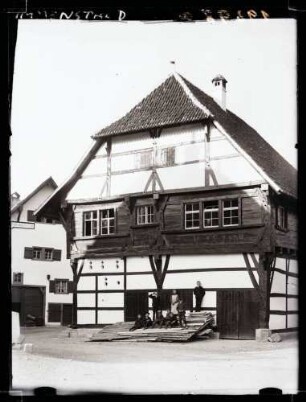 Schwörerhaus, Fachwerk, Foto: Schuster 1933