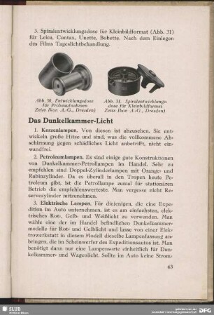 Das Dunkelkammer-Licht
