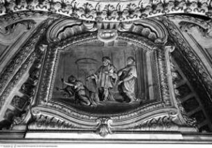 Szenen aus dem Leben der heiligen Katharina von Genua und Kardinaltugenden, Szene aus dem Leben der heiligen Katharina von Genua