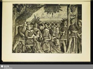 79 Andrea Mantegna - Federigo Gonzaga, Markgraf von Mantua, mit seiner Familie (Ausschnitt), 1474