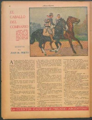 El caballo del comisario : Los cuentos gauchos de "Mundo Argentino"