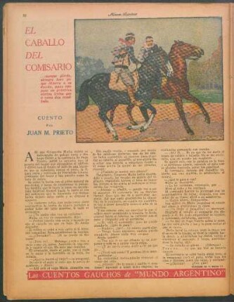 El caballo del comisario : Los cuentos gauchos de "Mundo Argentino"