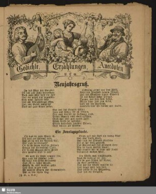 Gedichte, Erzählungen, Anecdoten