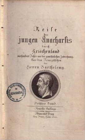 Reise des jungen Anacharsis durch Griechenland vierhundert Jahre vor der gewöhnlichen Zeitrechnung, 3