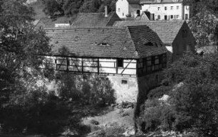 Triebischtal-Semmelsberg. Grundmühle, Ansicht von der Triebischseite