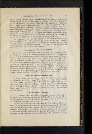 Die Chronometer-Konkurrenz-Prüfung.