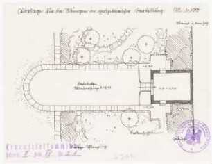 Gartenentwürfe: Grundriss