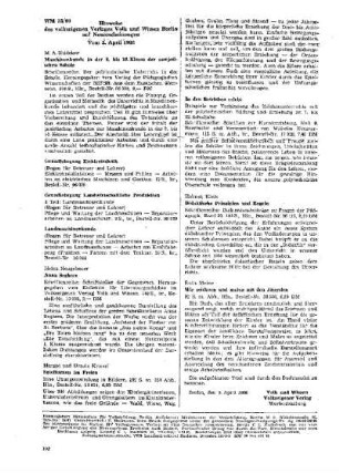Hinweise des volkseigenen Verlages Volk und Wissen Berlin auf Neuerscheinungen : 35/60 vom 5. April 1960 ; [Weisungen und Mitteilungen]