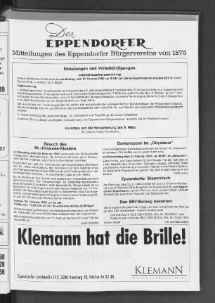 Einladungen und Vorankündigungen