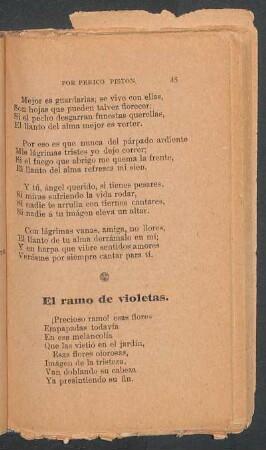 El ramo de violetas
