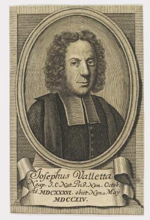 Bildnis des Josephus Valletta