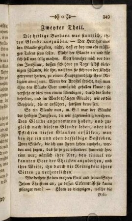 349-363, Zweyter Theil; Dritter Theil