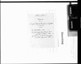 Miszellen (1817-1889)