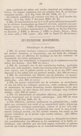 Zeventiende hoofddeel. Inhoudingen en kortingen