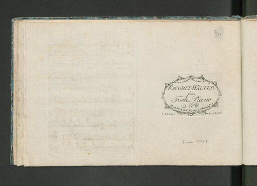 No. 38: Favorit-Walzer für's Forte-Piano