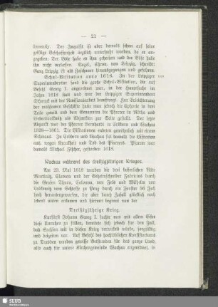 Wachau während des dreißigjährigen Krieges