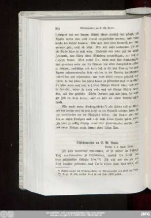 Schleiermacher an E. M. Arndt. Berlin, d. 1. April [1826].