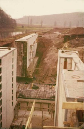 Bau Schleuse Wahnhausen/Fulda