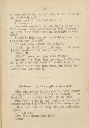 Siebenundzwanzigstes Kapitel
