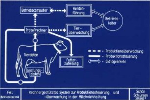 Rechnergestütztes System zur Produktionssteuerung und - überwachung in der Milchviehhaltung