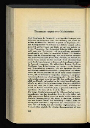 Eichmanns vergrößerter Machtbereich