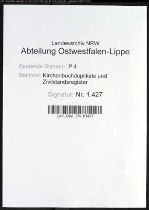 Kirchenbuchduplikat der katholischen Gemeinde Hemer (GHT 1845-1846). (Gemeinde: Hemer, katholische Gemeinde)
