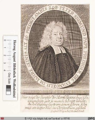 Bildnis Peter Sigismund Pape