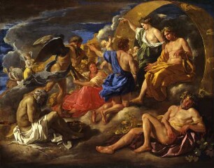 Helios und Phaëton mit Saturnus und den vier Jahreszeiten