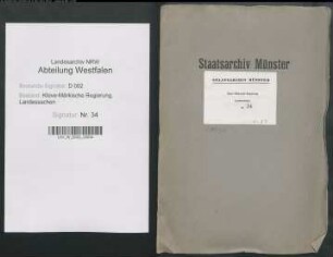 Berechtigung der Herrschaft Strünkede zu eigener Steuererhebung in Baukau, Herne, Hiltrop, Horsthausen und Pöppinghausen