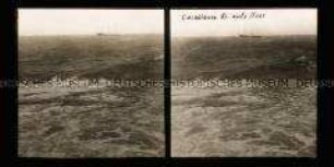 Meer und Segelschiff bei Casablanca