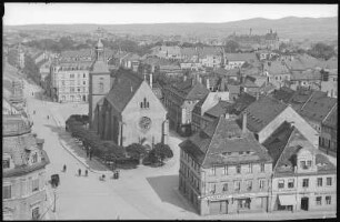 Bautzen. Blick auf Bautzen vom Reichenturm