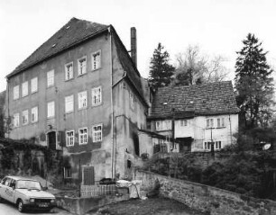 Bautzen, Scharfenweg 6. Wohnhaus (1779). Straßenansicht