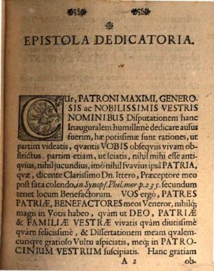 Disputatio Inauguralis Juridica De Patria