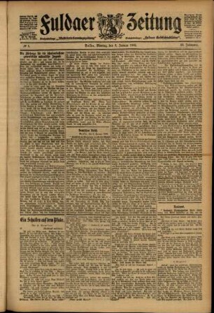 Ausgabe vom Montag, den 08. Januar 1906.