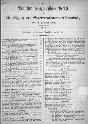 No. 2, 18. Januar 1912