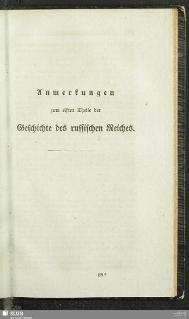 Anmerkungen zum elften Theile der Geschichte des russischen Reiches