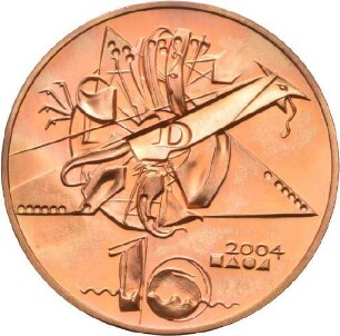 Künstlerprobe von Victor Huster 10 Euro "EU-Erweiterung"